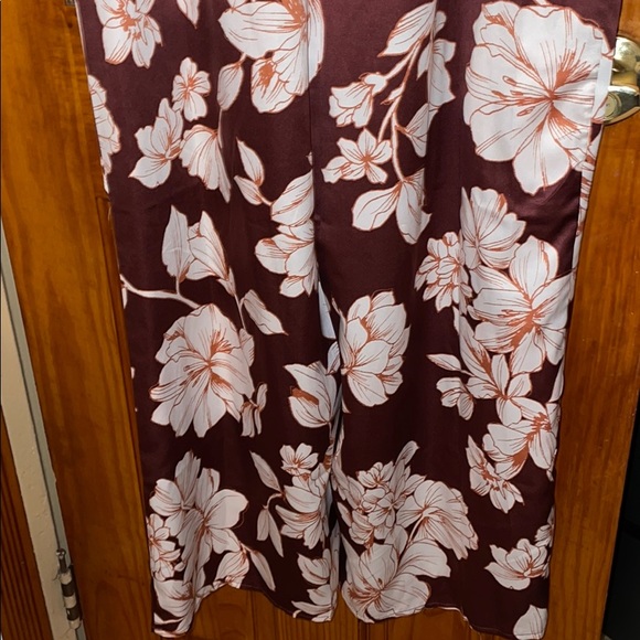 Floral Satin Jumpsuit - Picture 11 of 15